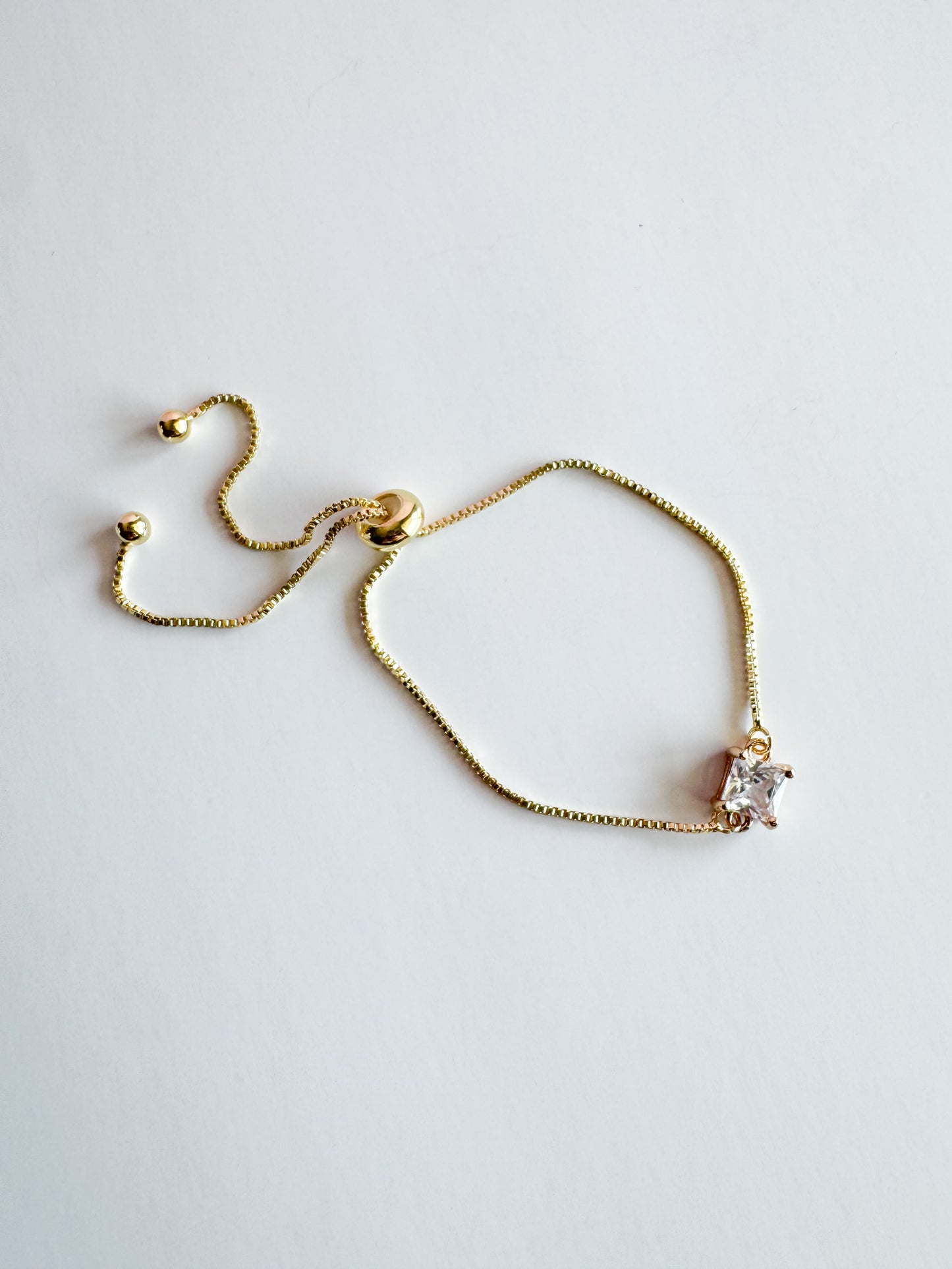 bracelet in clear glass