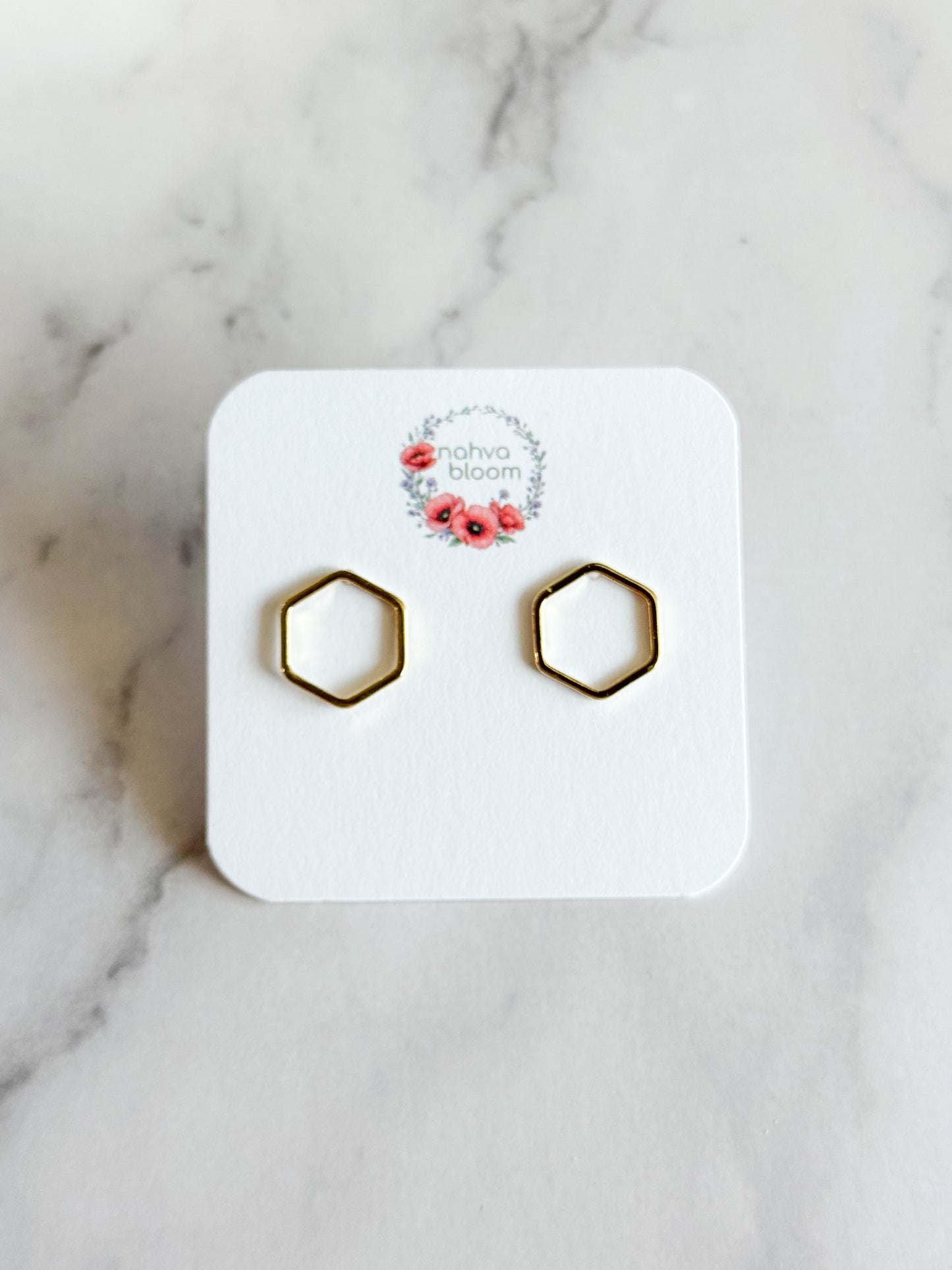 hexagon studs
