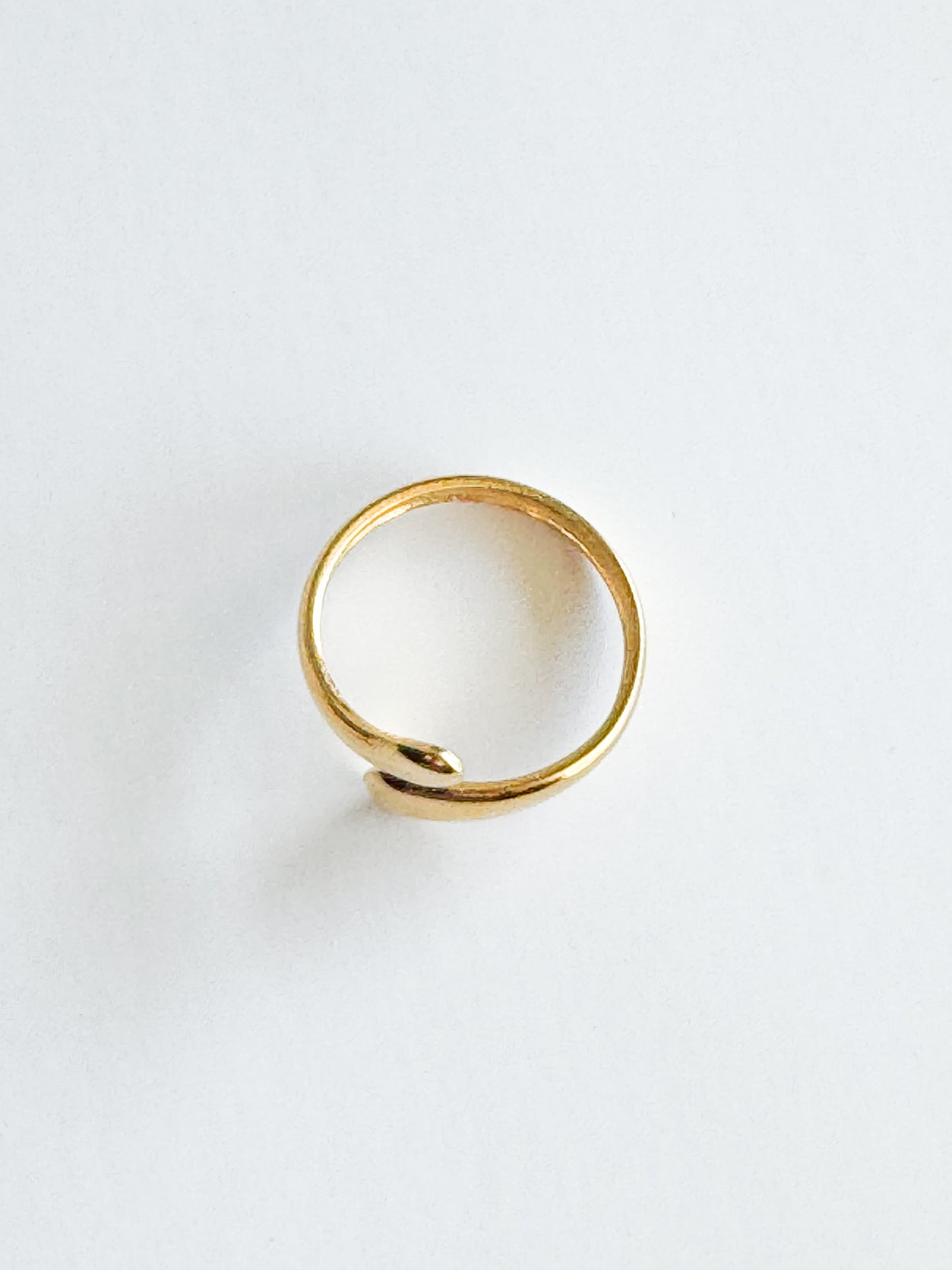 teardrop gold ring