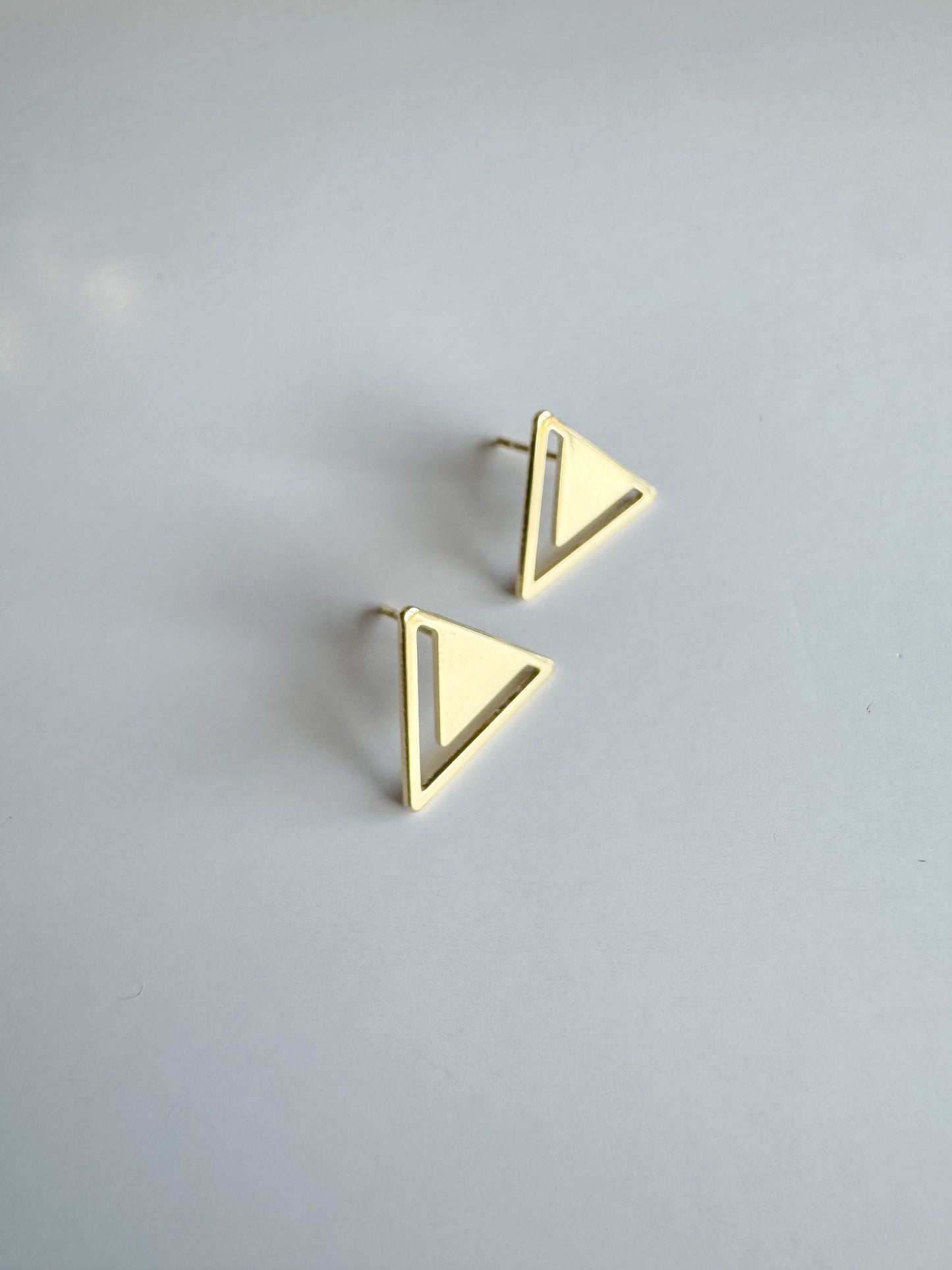 triangle studs