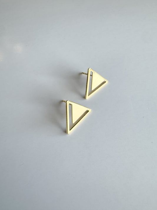 triangle studs