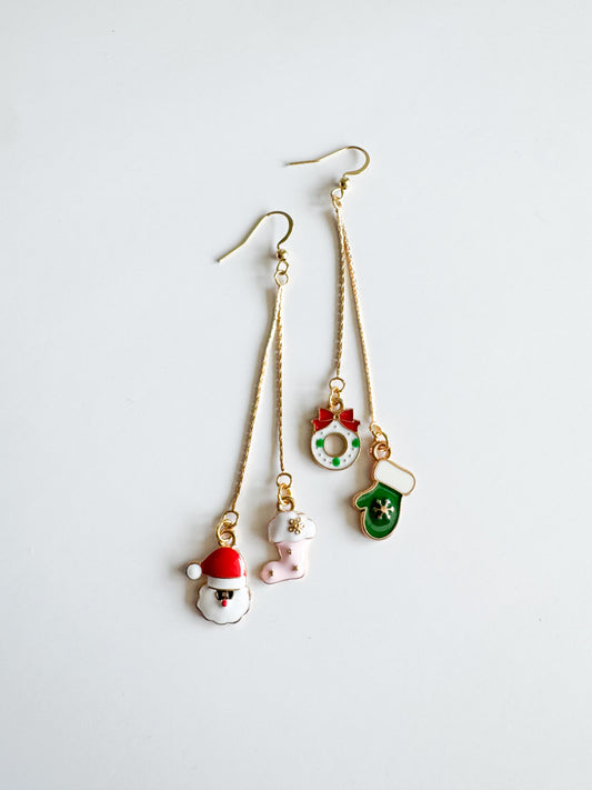 christmas earrings