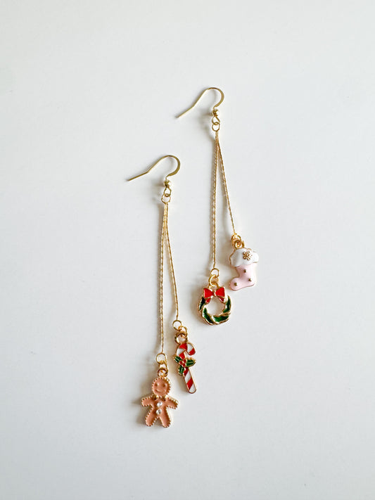 christmas earrings