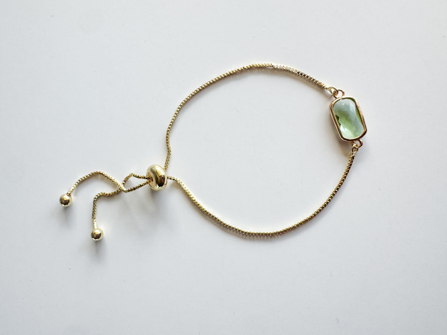 bracelet in light green