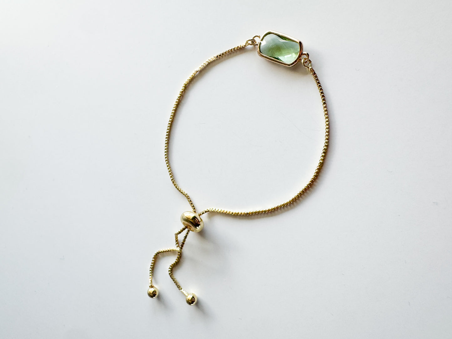bracelet in light green