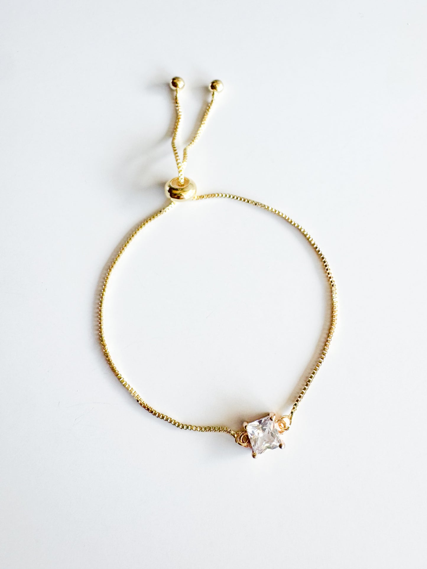 bracelet in clear glass