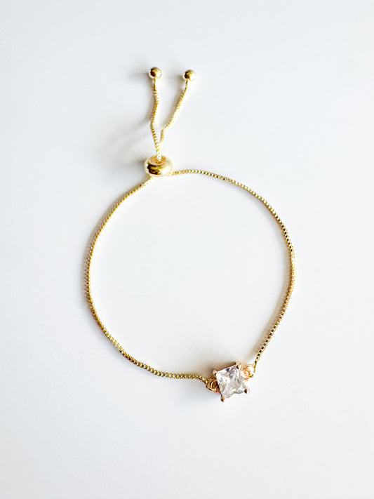 bracelet in clear glass