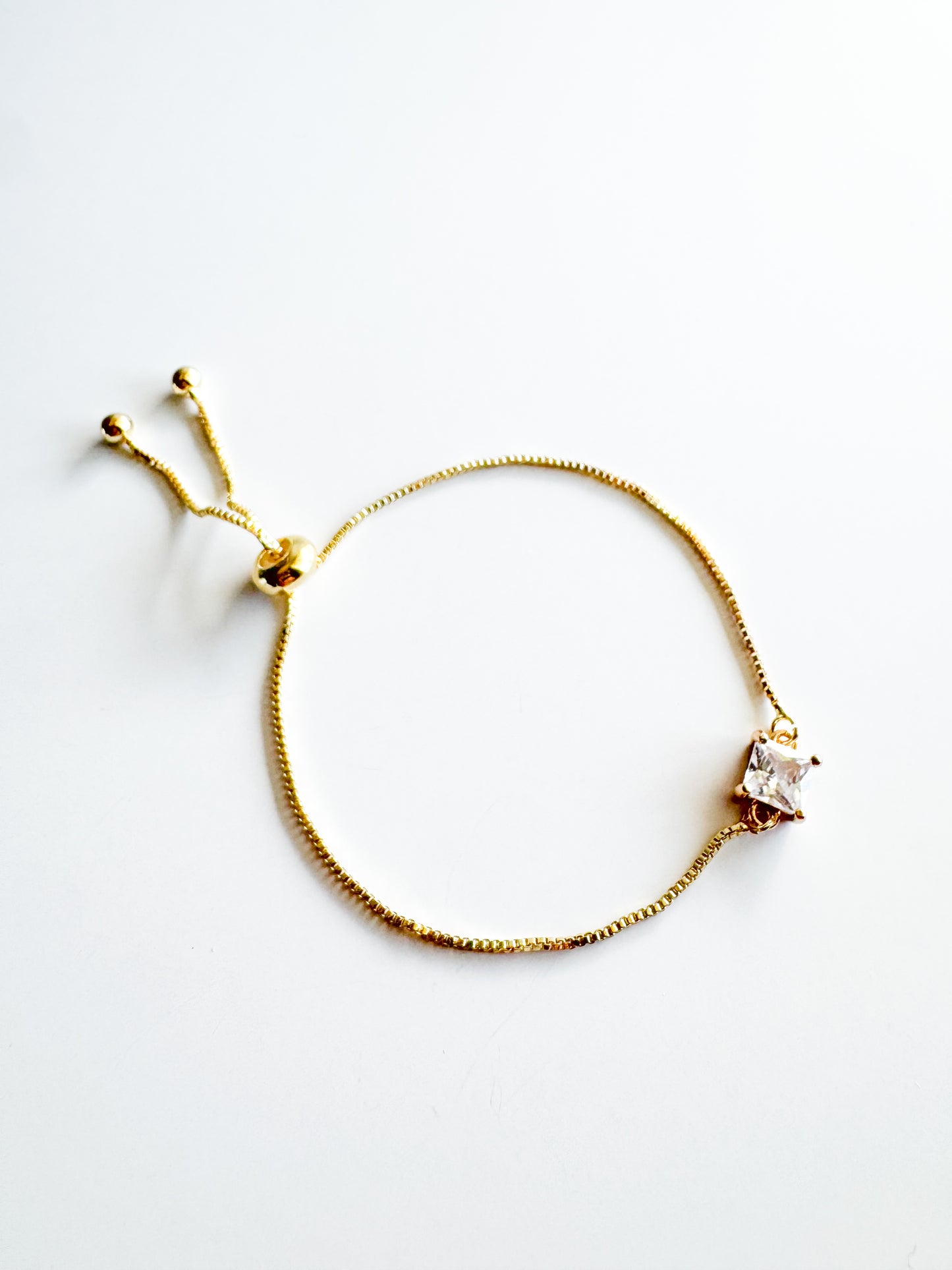 bracelet in clear glass