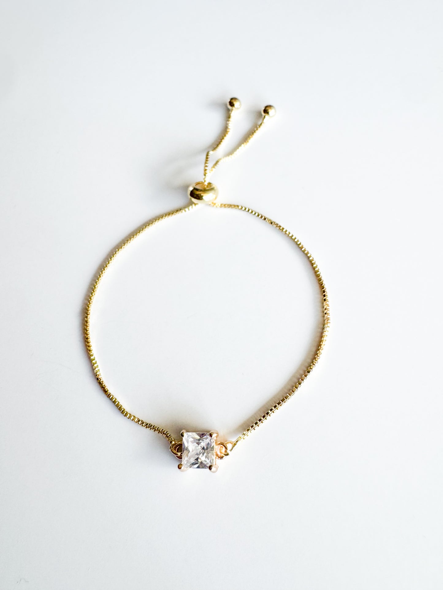 bracelet in clear glass