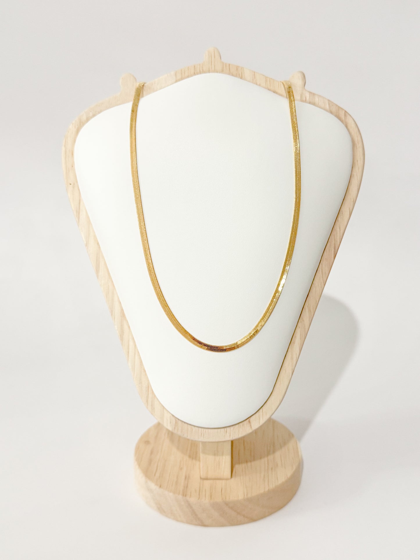gold snake chain necklace