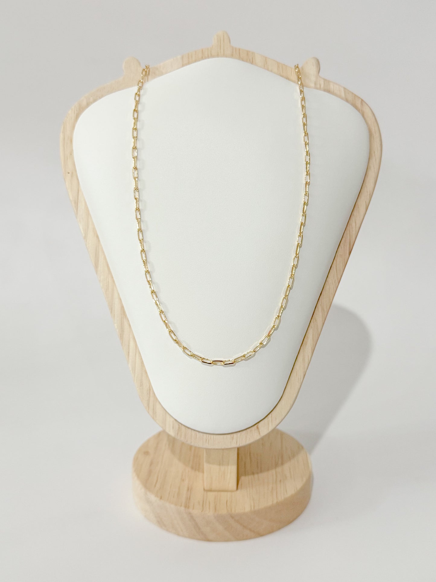 gold chain link necklace