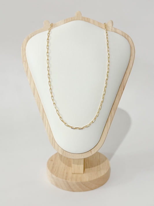 gold chain link necklace